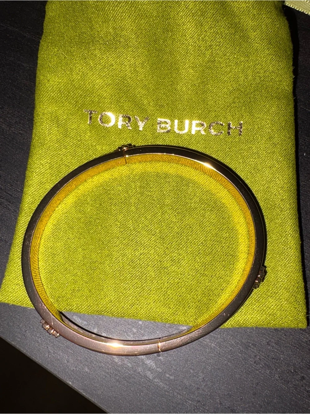 Tory Burch Gold Bangle Bracelet